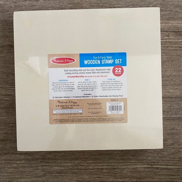 melissa and doug fairy stamp set